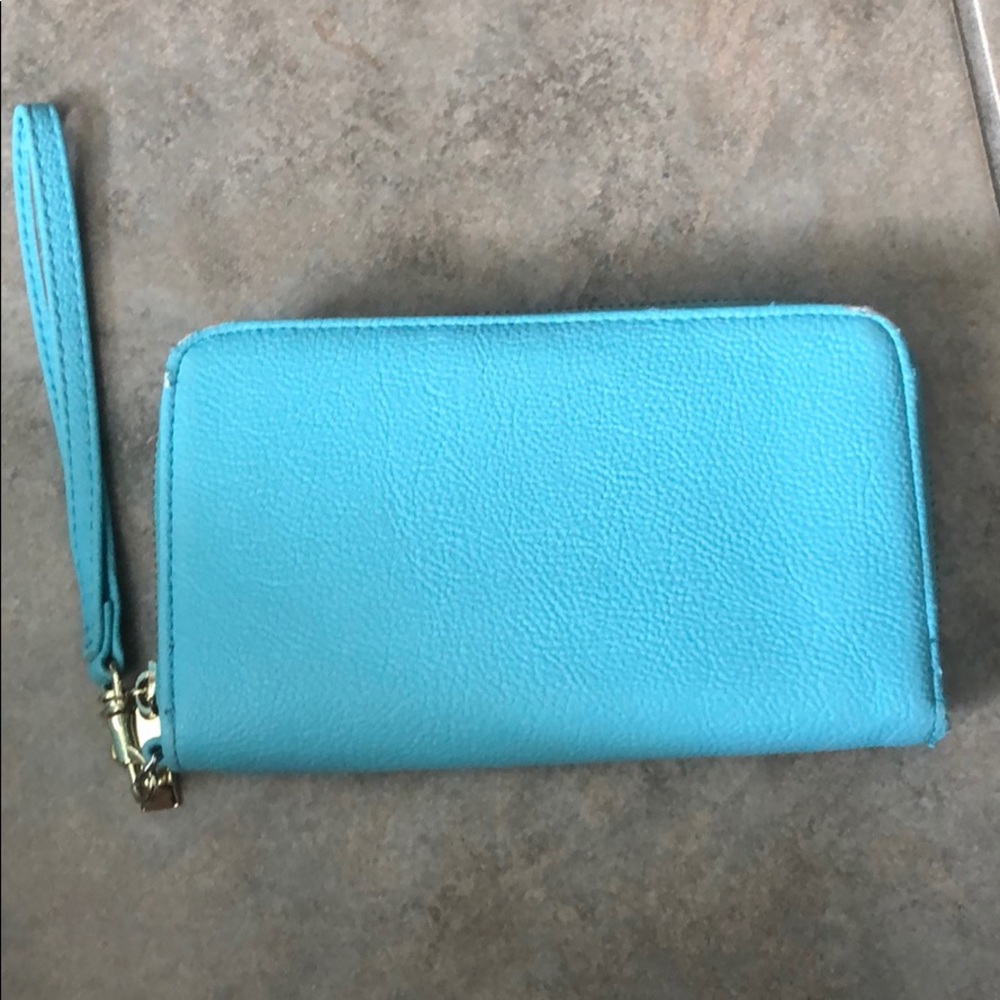 Blue wallet